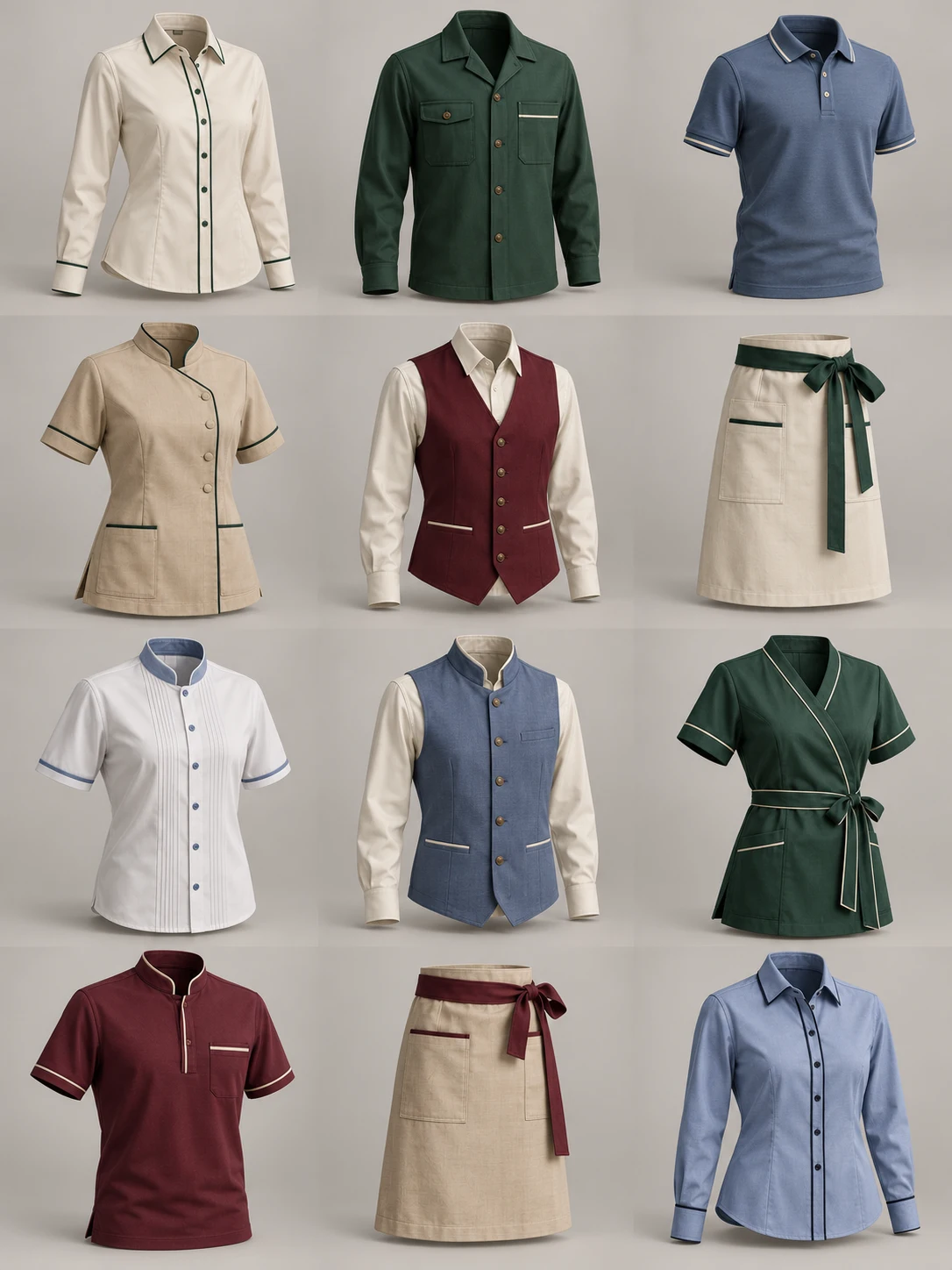 Hotels & Resorts — photorealistic 3D apparel concept 01, AI-generated design inspiration