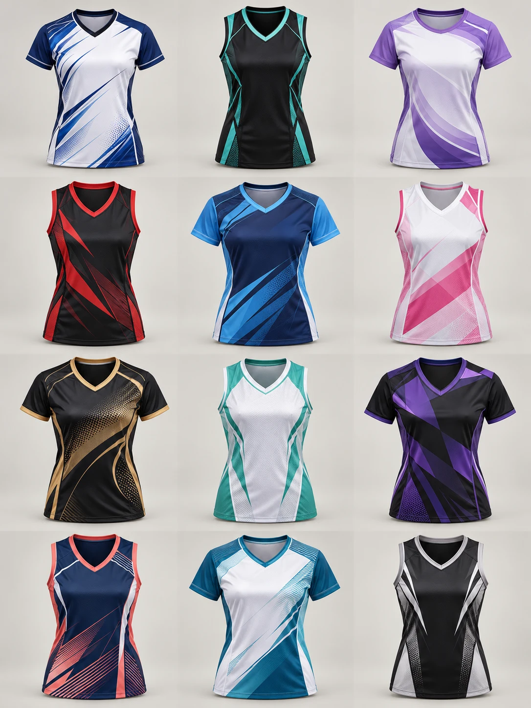 Volleyball — photorealistic 3D apparel concept 01, AI-generated design inspiration