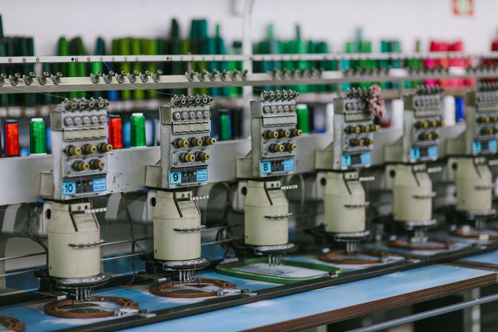CSL embroidery equipment