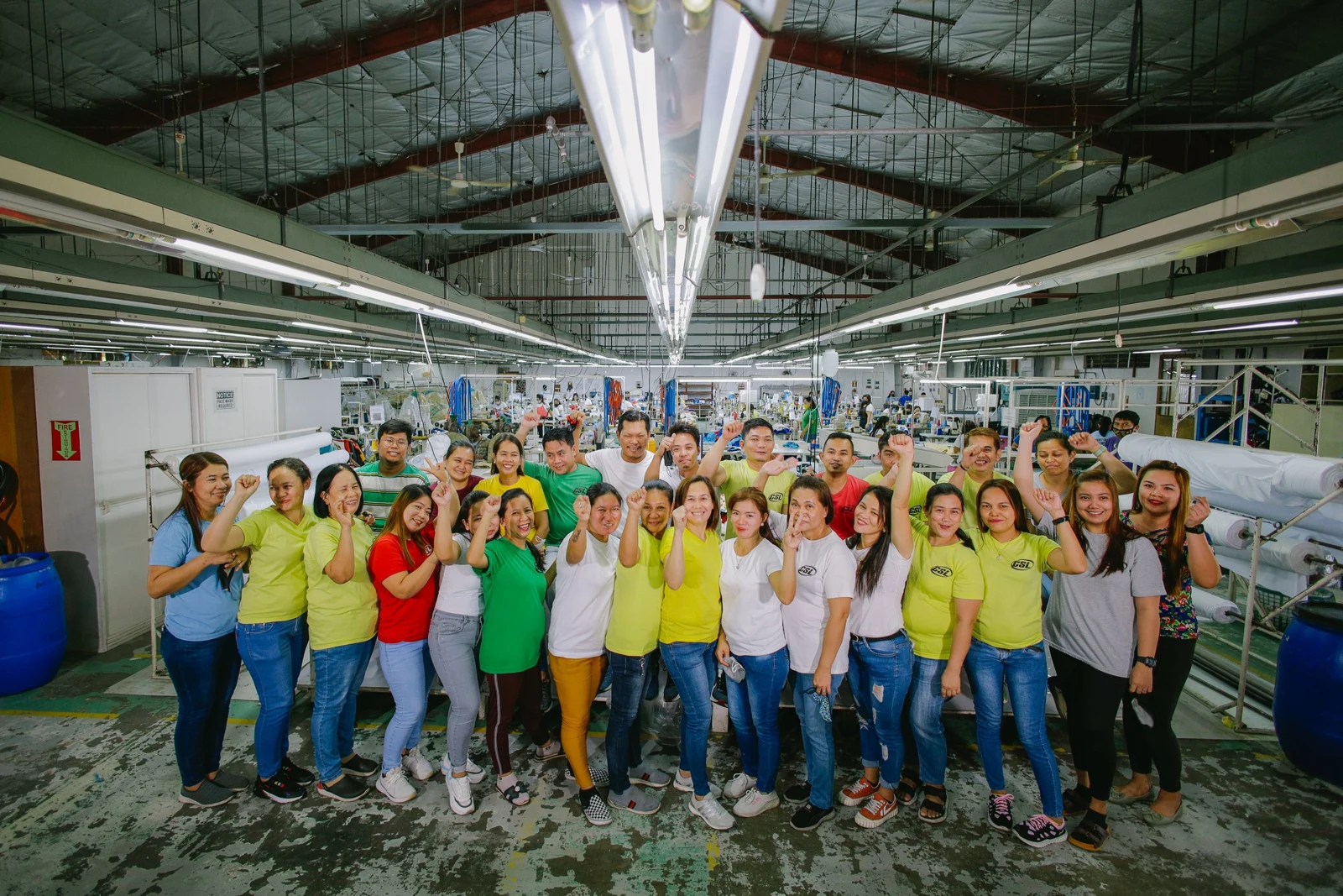 The CSL team at our Clark Freeport manufacturing facility